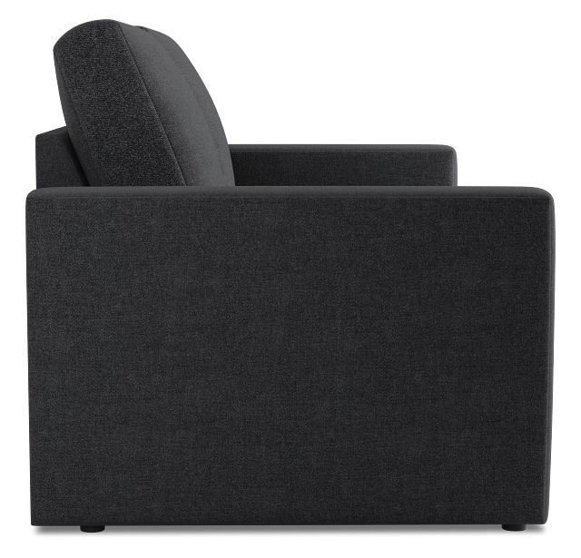 Citymod Dark Gray Fabric 2-piece Modular Sofa
