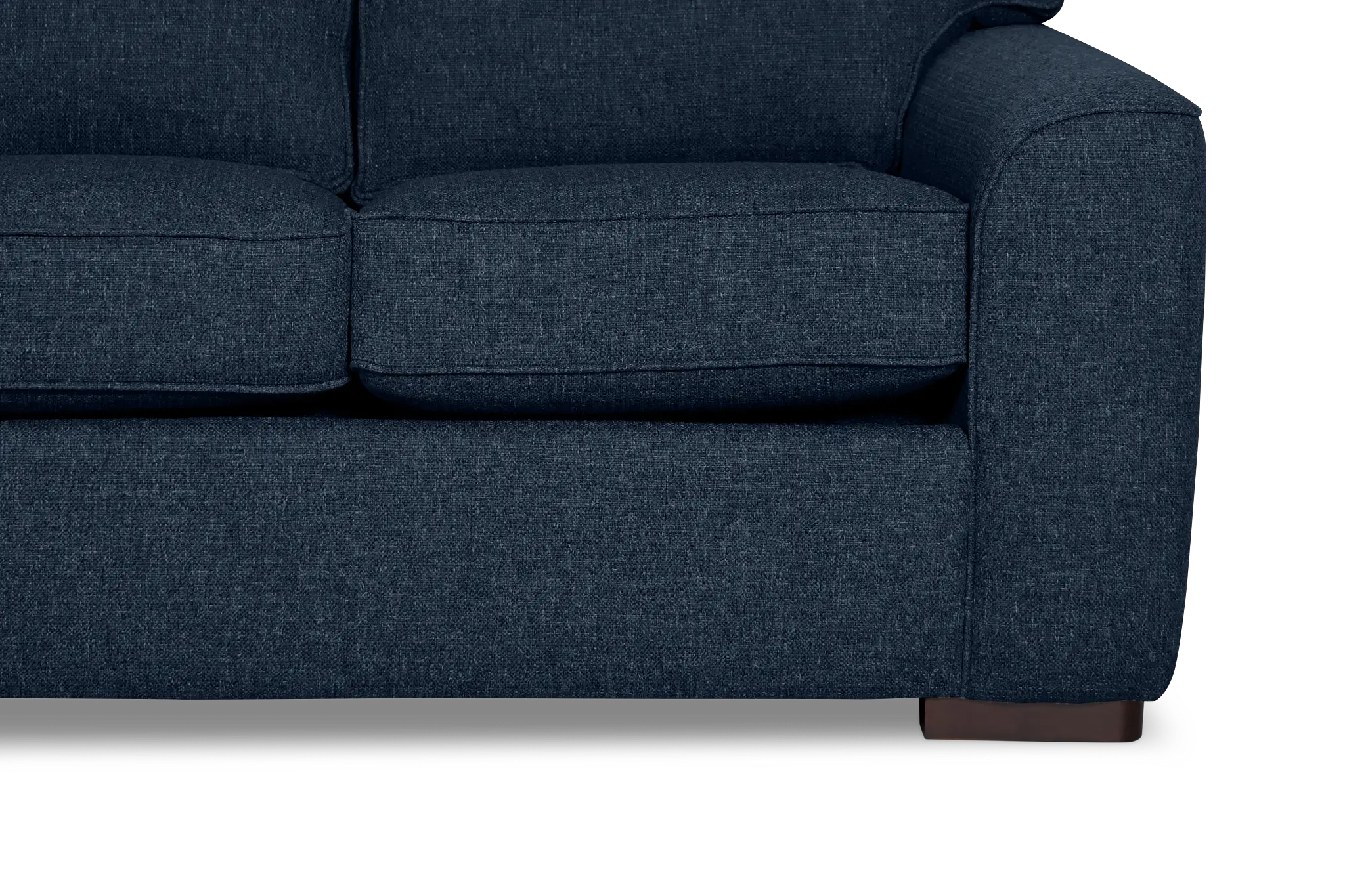 Sinclair Dark Blue Fabric Memory Foam Sleeper Sinclair Dark Blue Fabric Memory Foam Sleeper