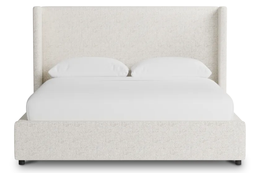 Captiva Natural Beauty Beige 48" Upholstered Shelter Bed