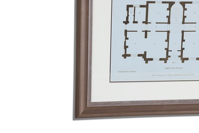 Model Beige Framed Wall Art