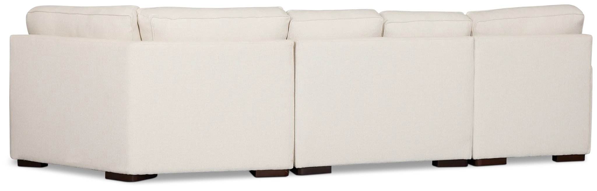 Sinclair Light Beige Fabric Left Chaise Cuddler Sectional