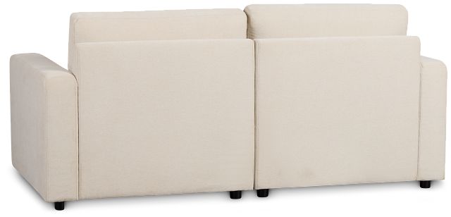 Addie Beige Fabric 2-piece Modular Storage Sofa