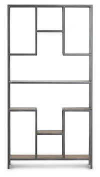Mila2 Silver Bookcase