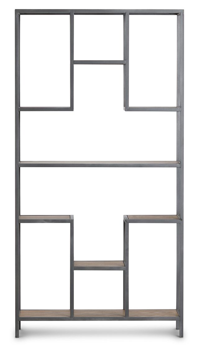 Mila2 Silver Bookcase