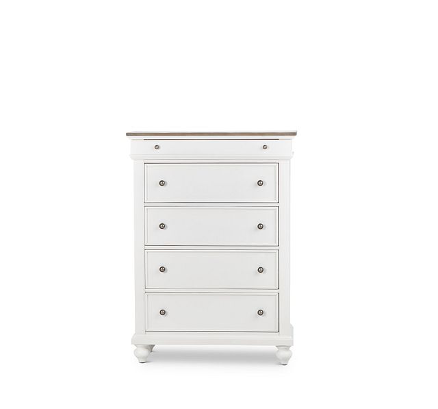 Grand Bay Two-tone Wood Drawer Chest