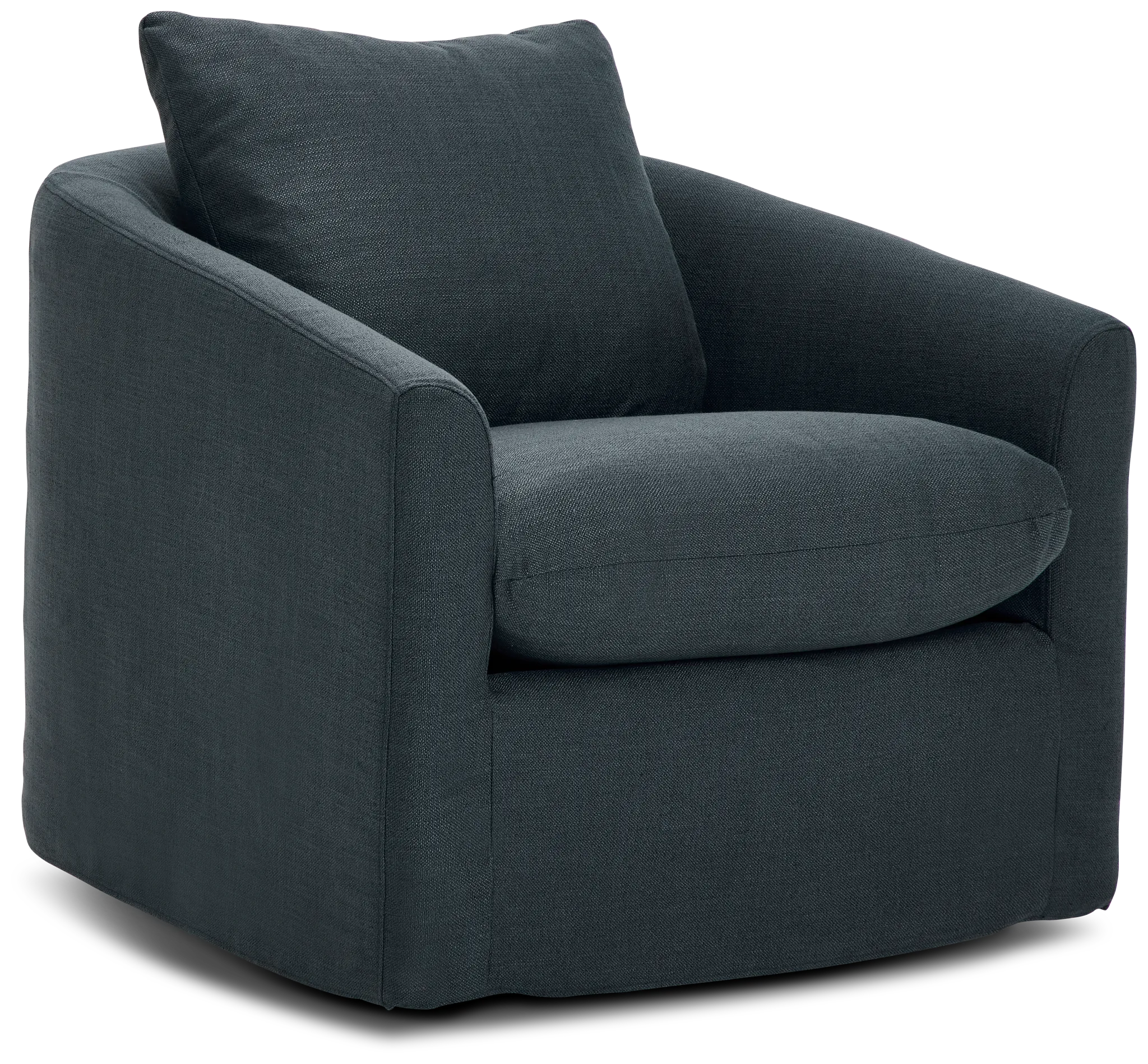 Willow Navy Fabric Swivel Chair