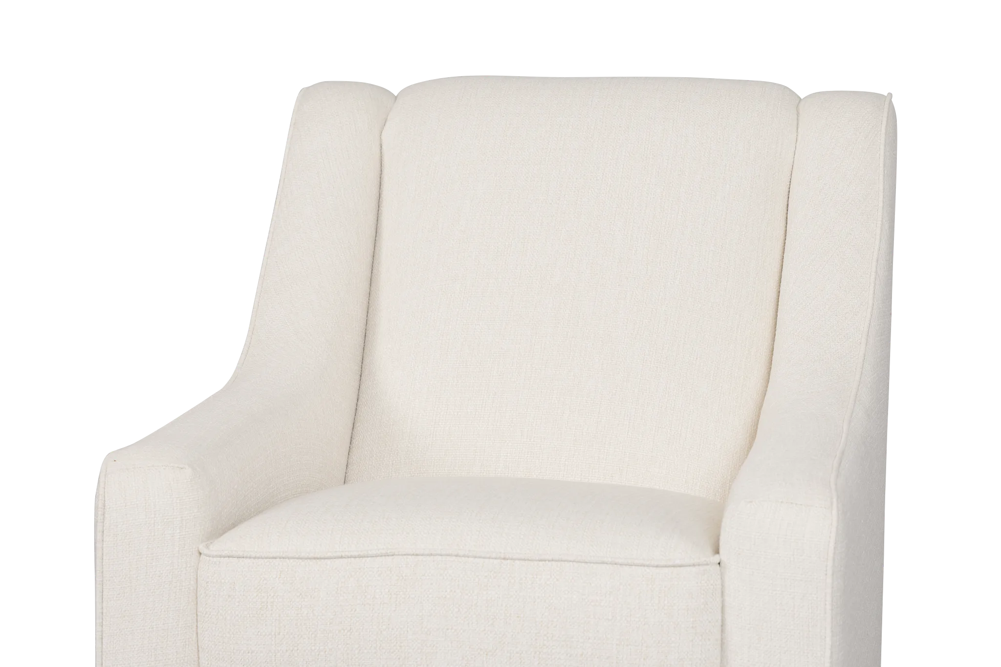 Sinclair Light Beige Fabric Swivel Chair