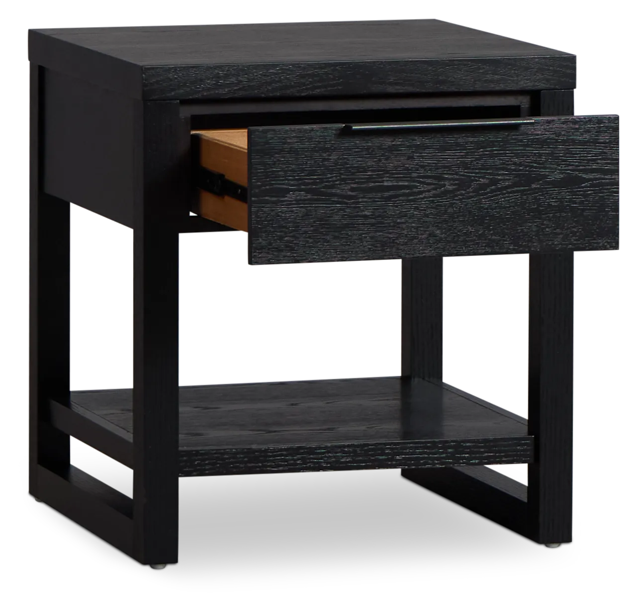 Williamsburg Black Square End Table