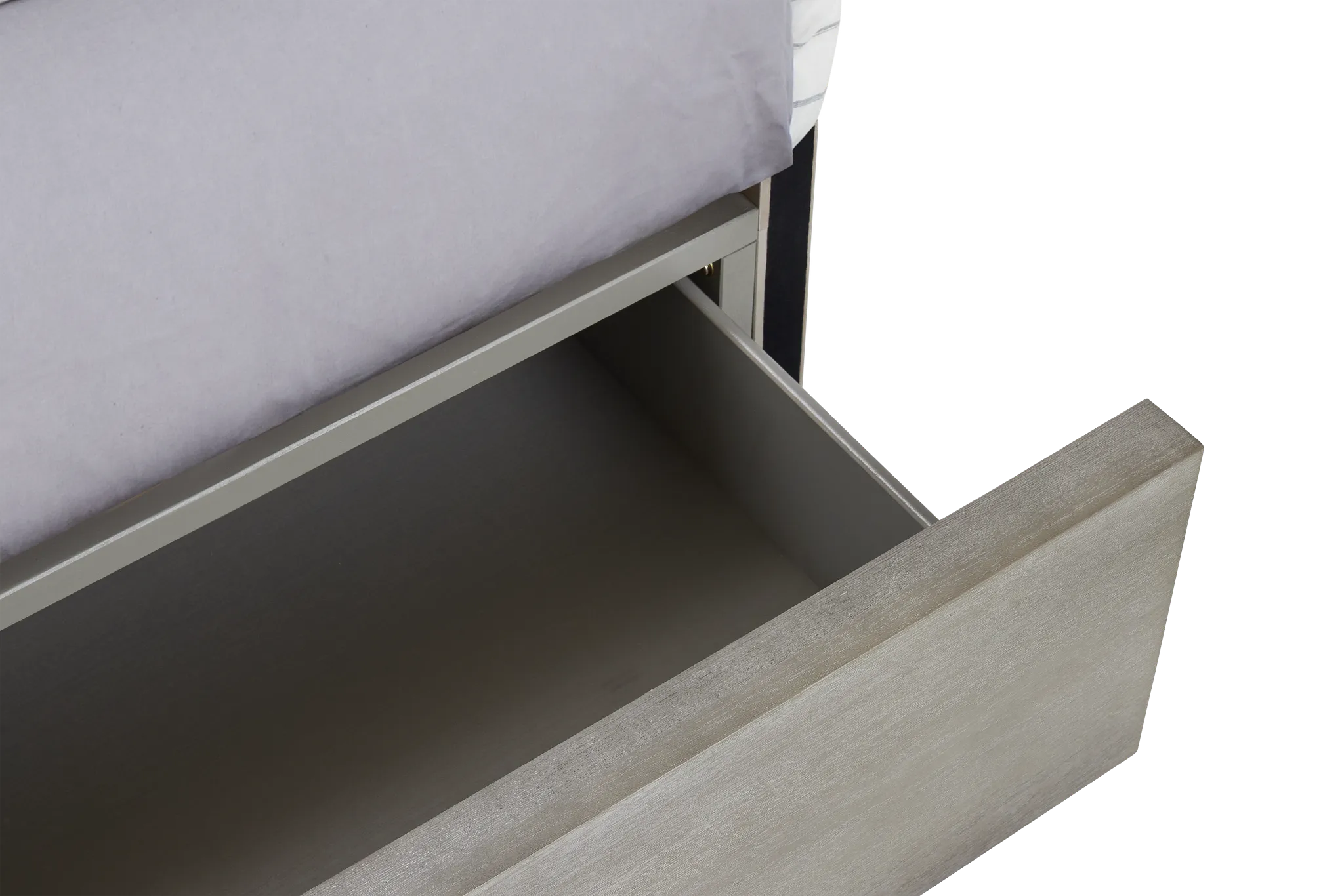 Madden Light Tone Wood Platform Storage Bed