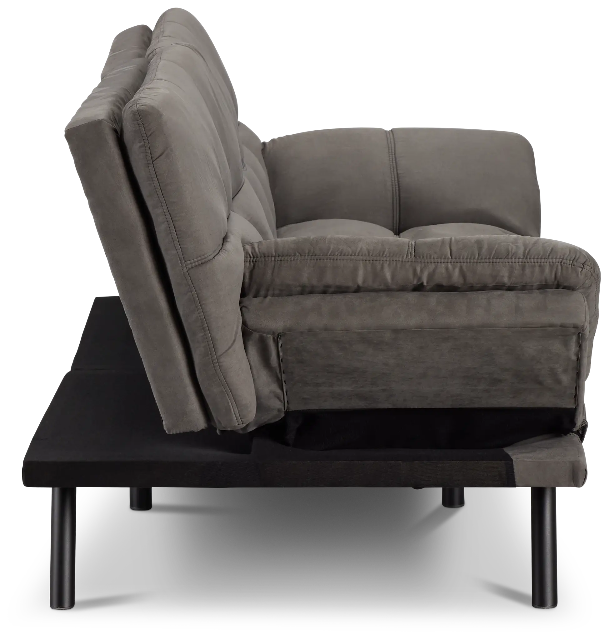 Bowie Gray Micro Sofa Futon Bowie Gray Micro Sofa Futon