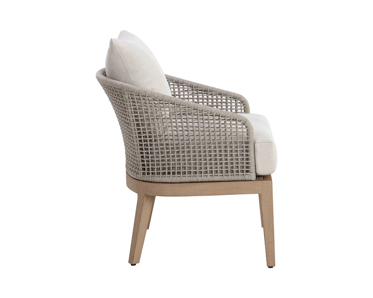 Ukiah Gray Accent Chair With Light Gray Cushions