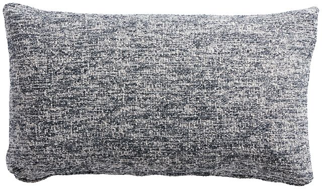 Baxter Dark Gray Lumbar Accent Pillow