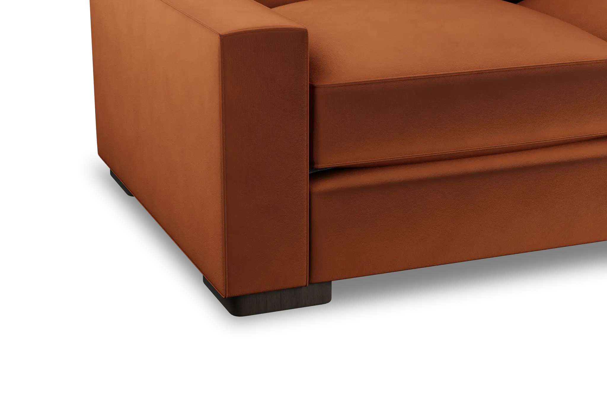 Edgewater Joya Orange Large Two-arm Sectional Edgewater Joya Orange Large Two-arm Sectional