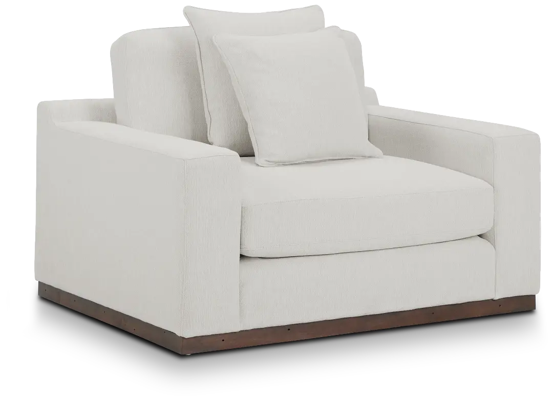 Mckenzie White Fabric Chair Mckenzie White Fabric Chair