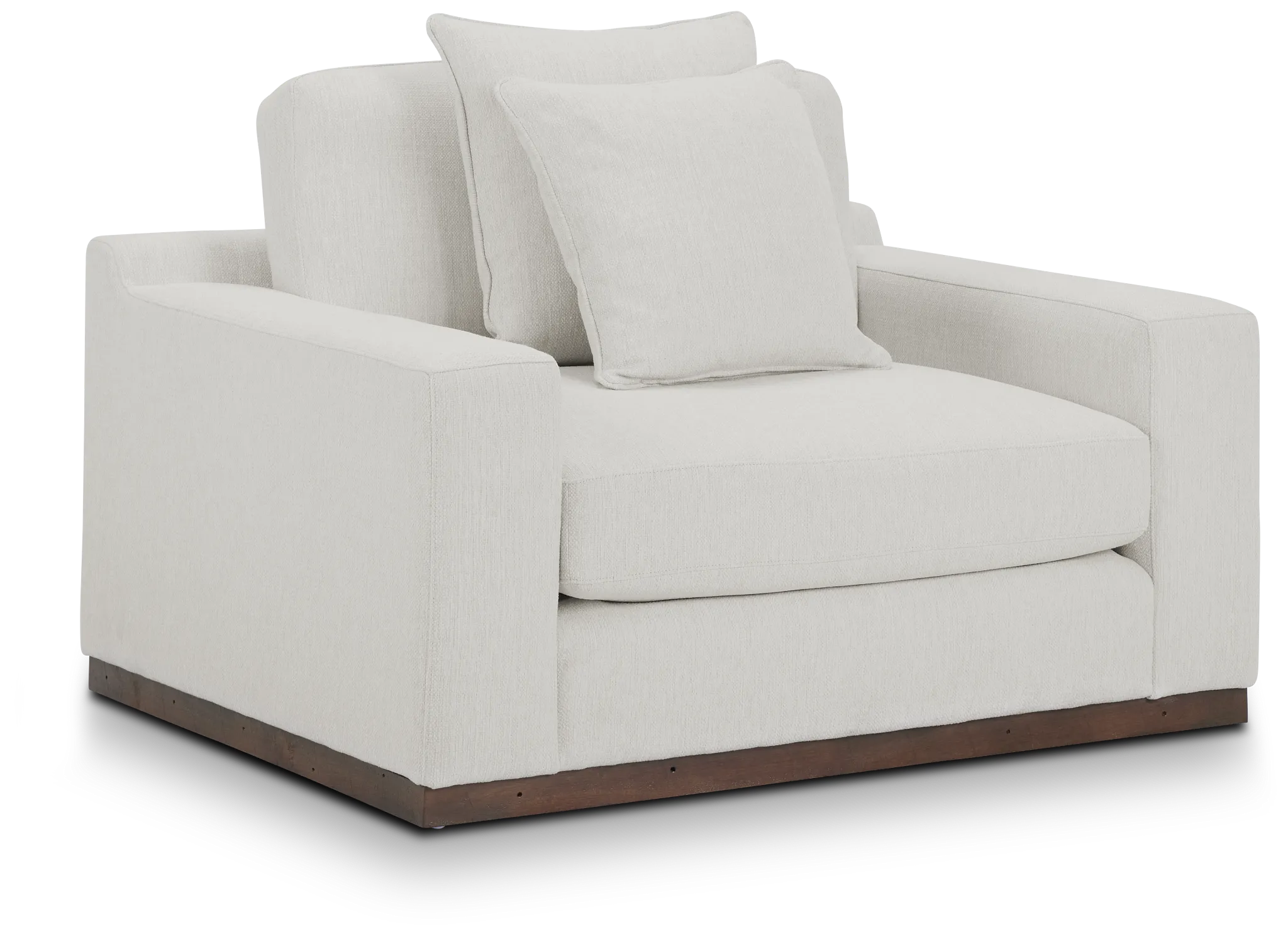 Mckenzie White Fabric Chair