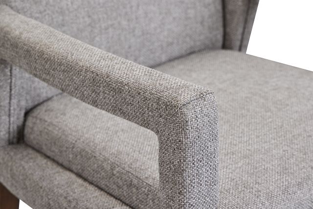 Provo Gray Upholstered Arm Chair