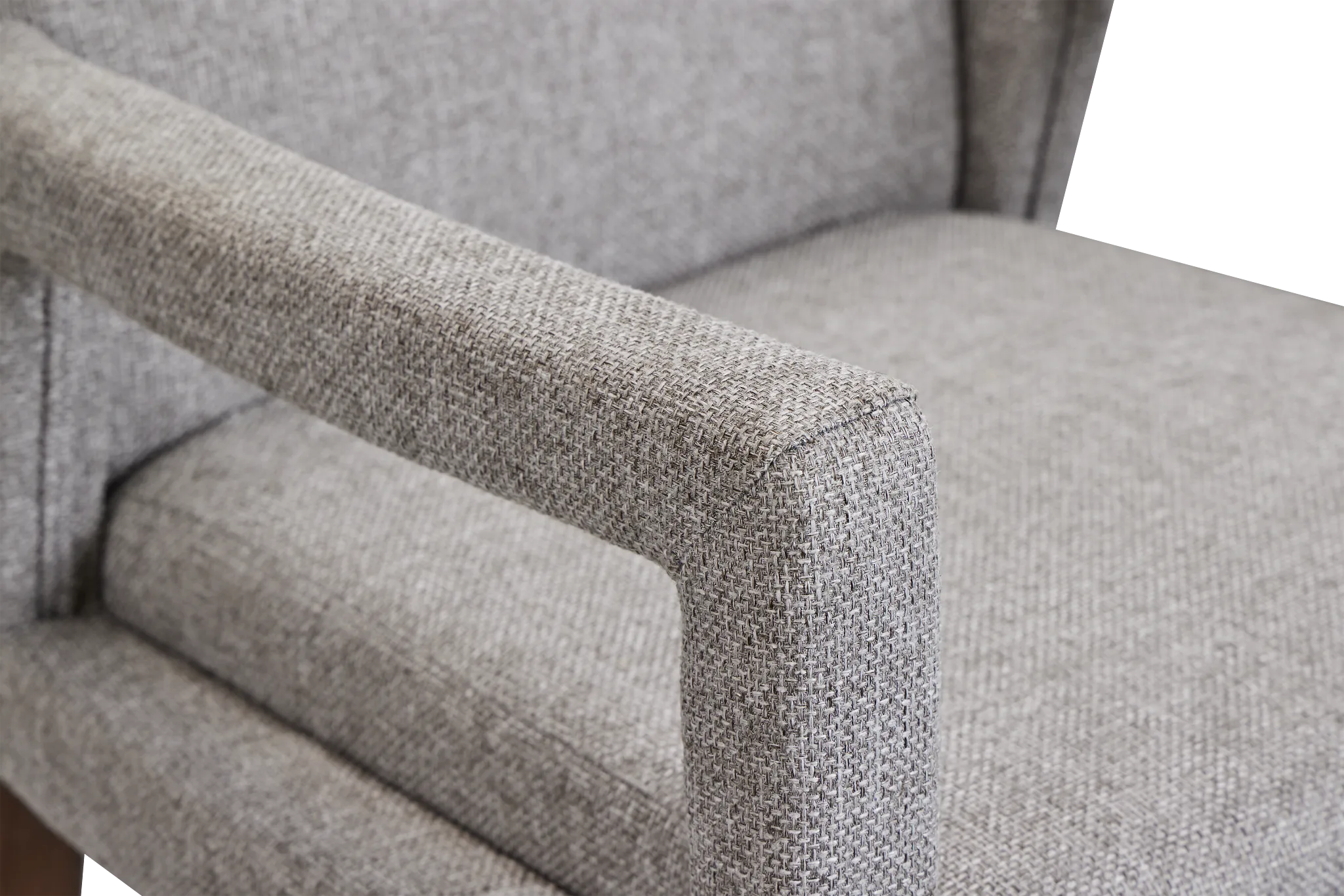 Provo Gray Upholstered Arm Chair