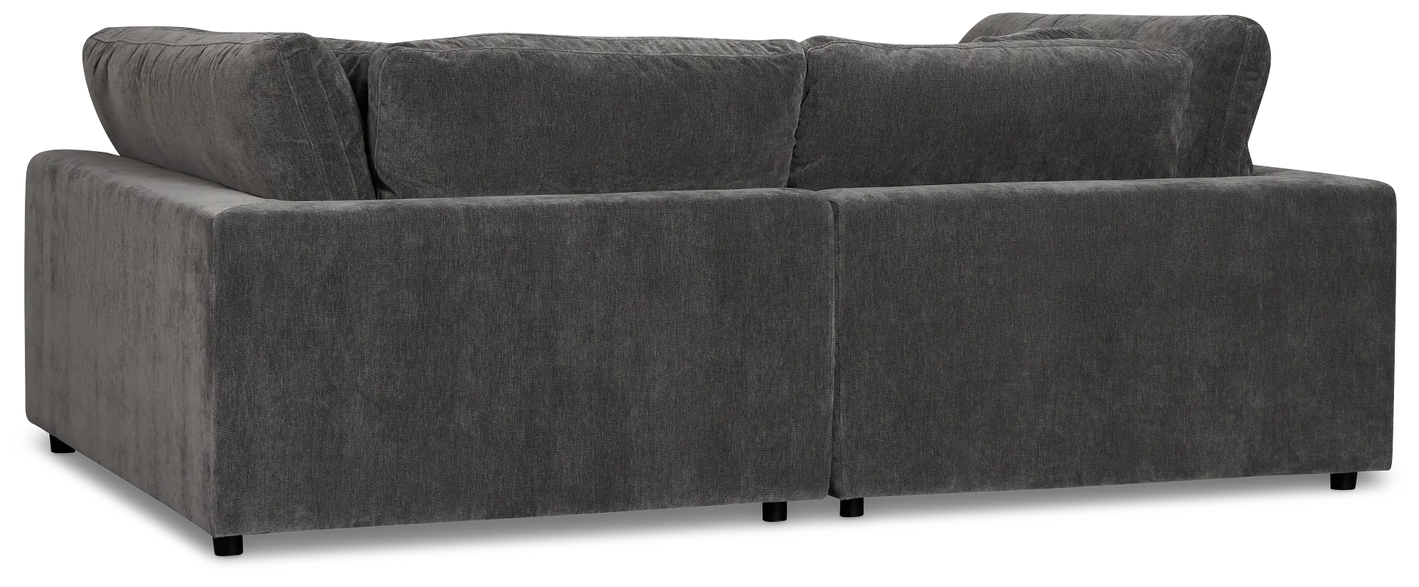 Lounge Dark Gray Fabric Double Chaise Daybed Lounge Dark Gray Fabric Double Chaise Daybed