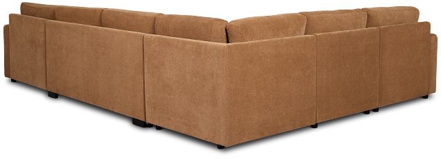 Addie Brown Fabric Medium Right Chaise Storage Sleeper Sectional