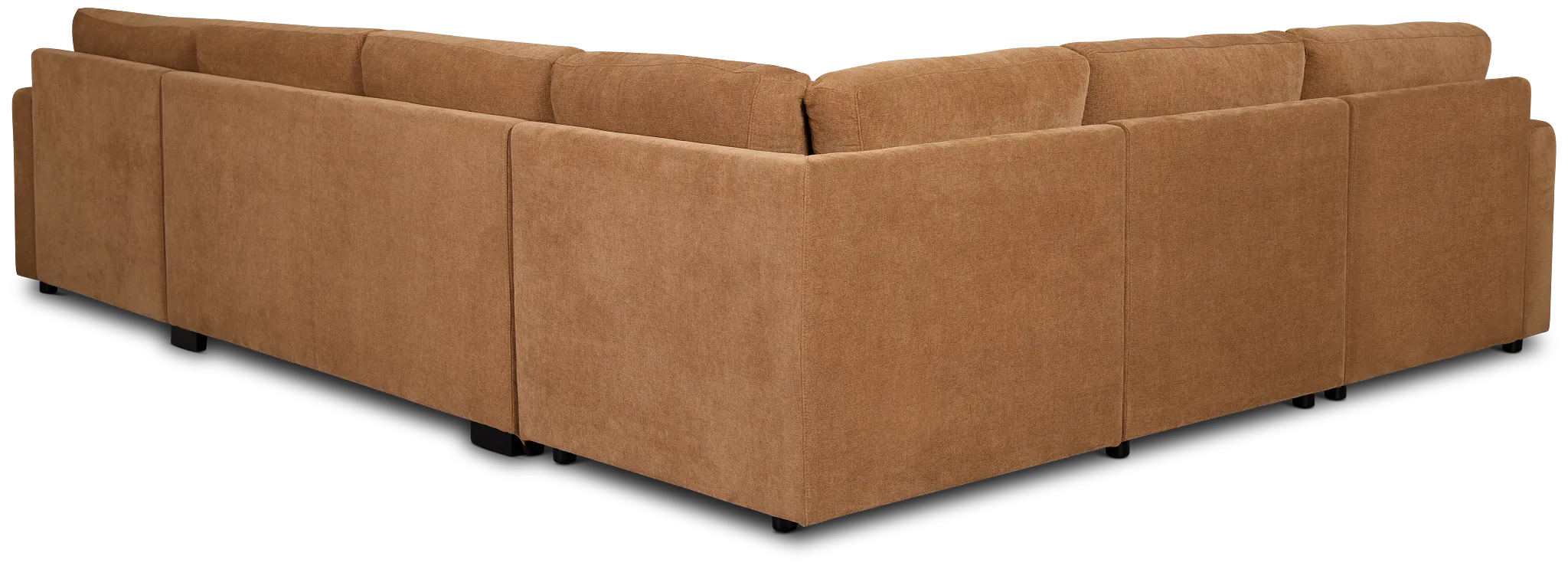 Addie Brown Fabric Medium Right Chaise Storage Sleeper Sectional