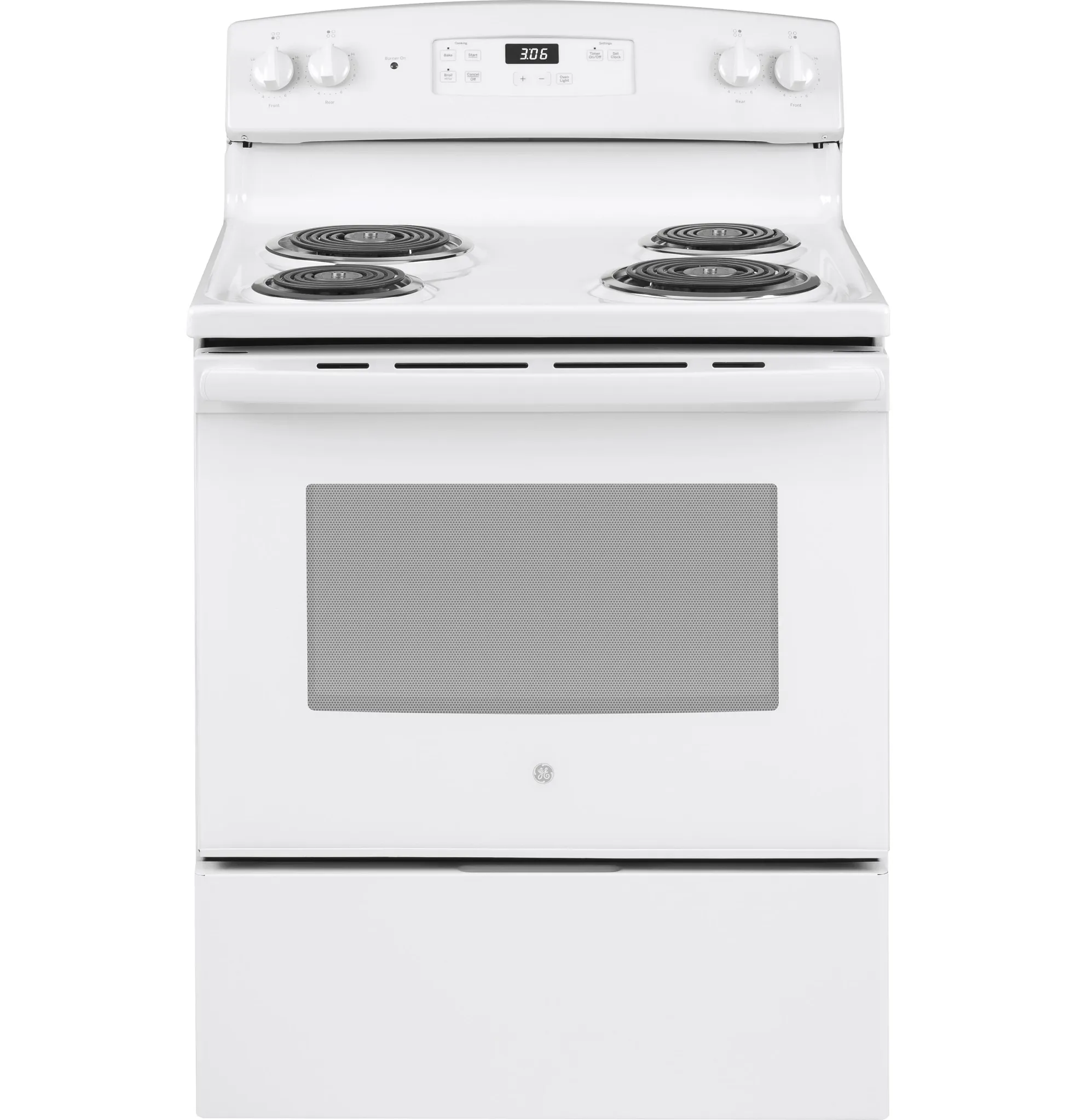 Ge 360 Series White 30" Electric Range
