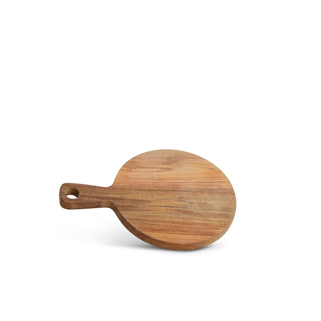 Wood Small Round Cutting Board (1)