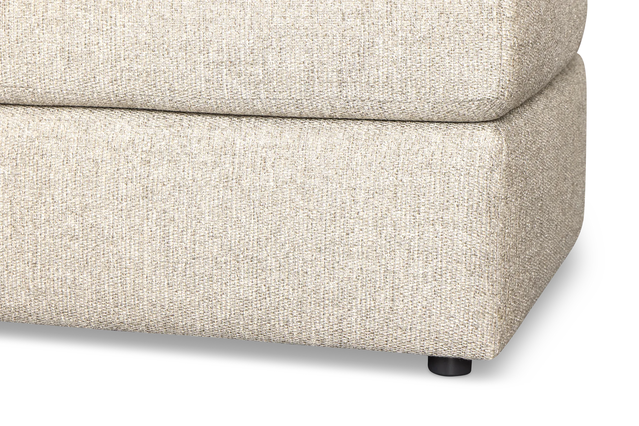 Maxwell Dark Gray Fabric Cocktail Ottoman