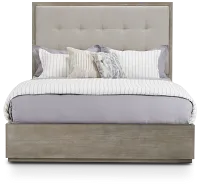 Madden Light Tone Wood Platform Bed