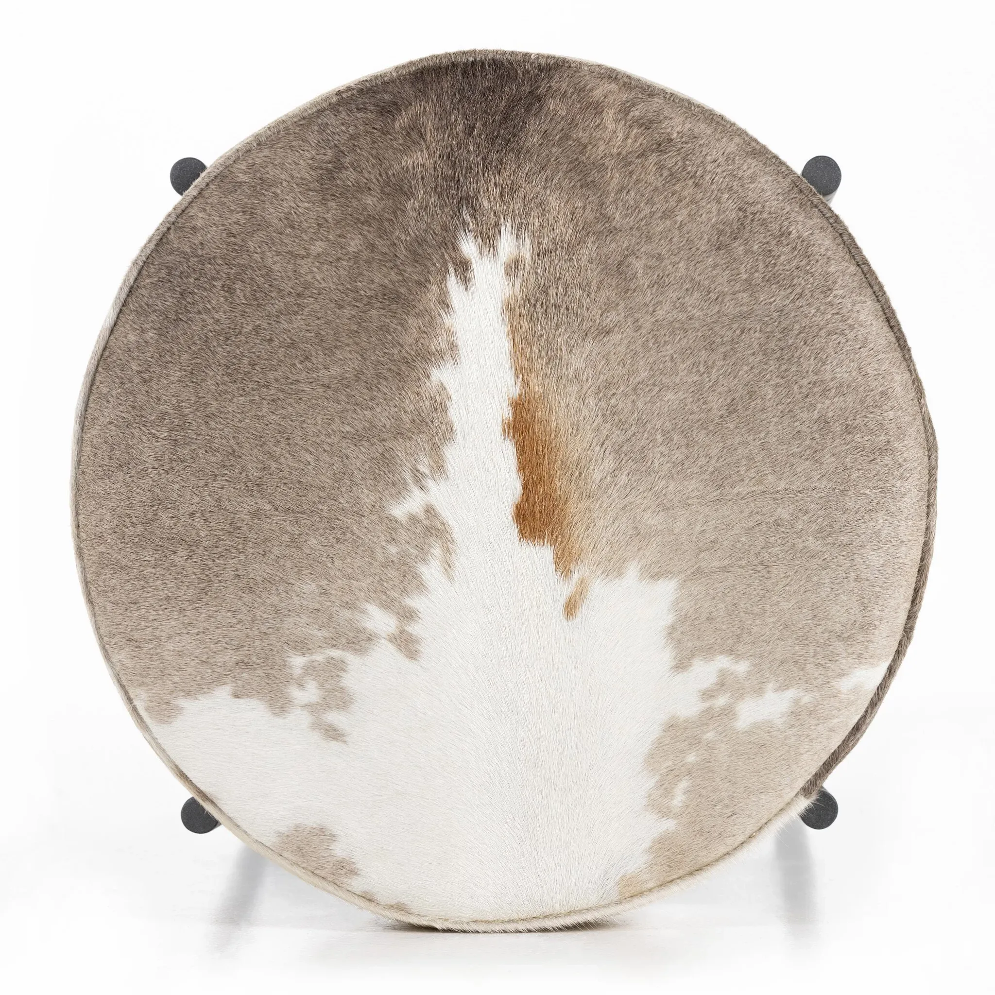 Four Hands Cattle Brownbackless 24" Upholstered Barstool