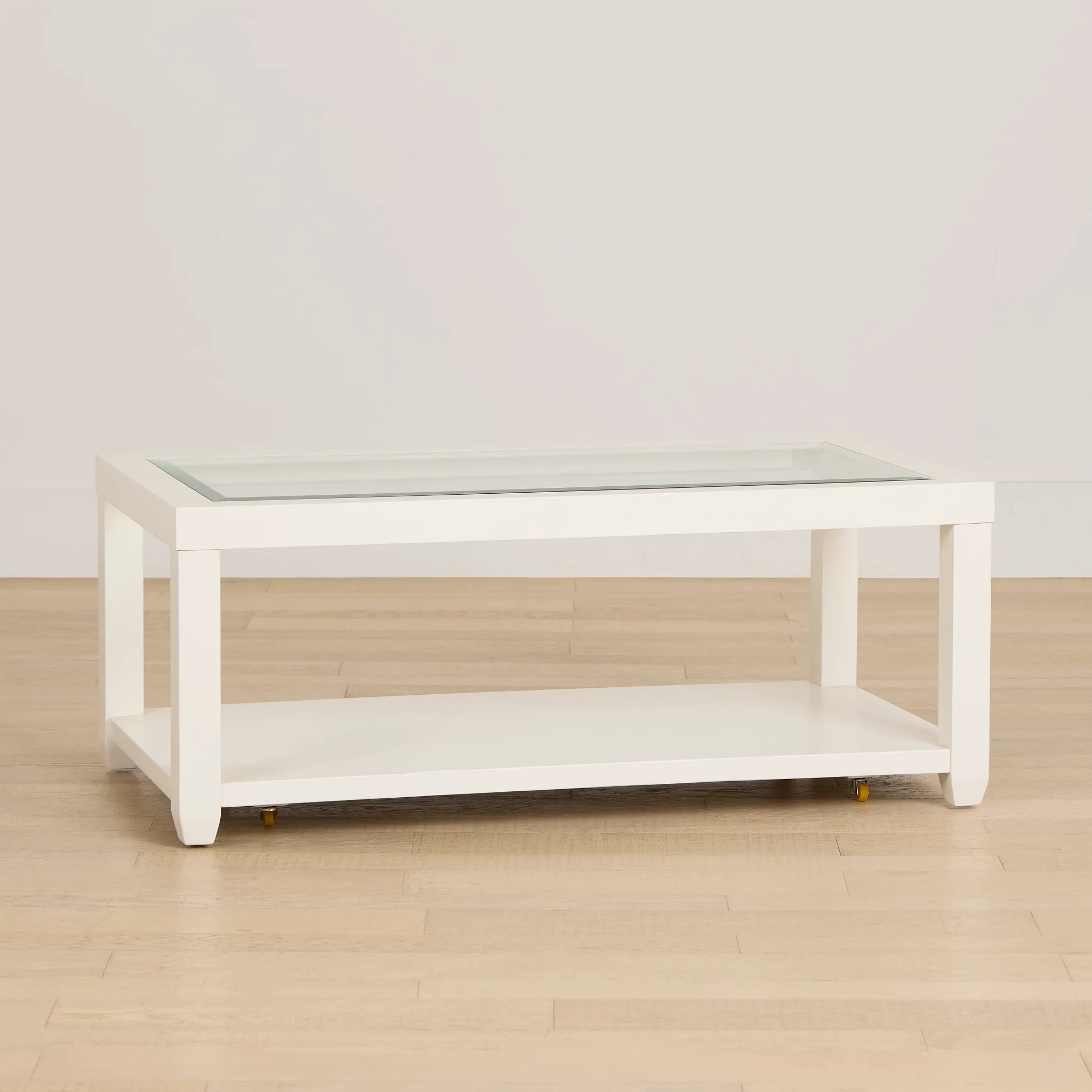 Hurley White Rectangular Coffee Table