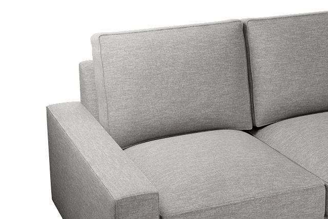 Edgewater Victory Gray Small Two-arm Sectional