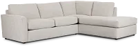 Davis Gray Micro Right Bumper Sectional