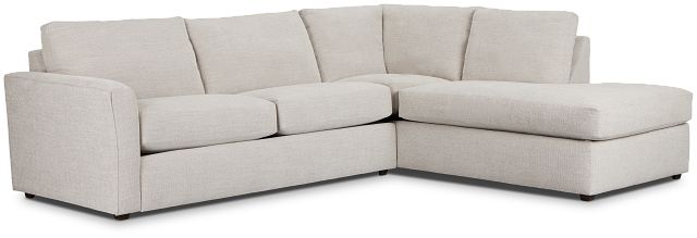 Davis Gray Micro Right Bumper Sectional