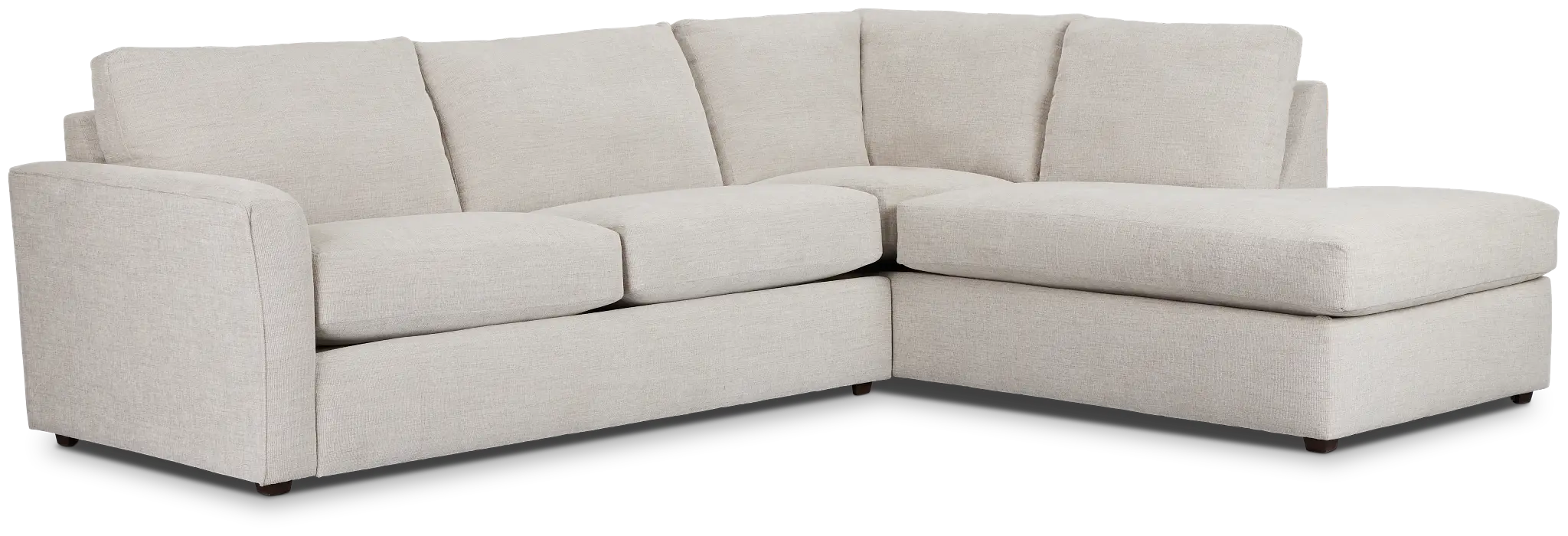 Davis Gray Micro Right Bumper Sectional Davis Gray Micro Right Bumper Sectional