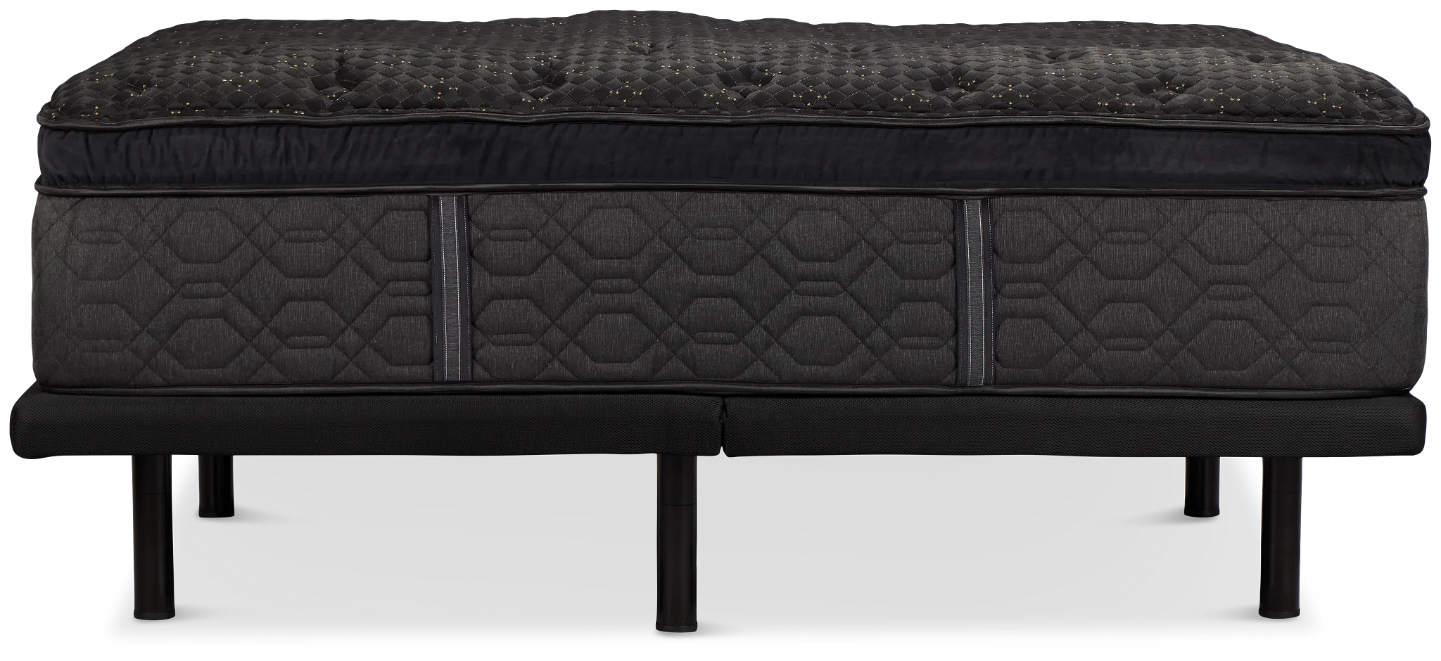 Beautyrest Black Series Four Summit Plush Deluxe Adjustable Mattress Set