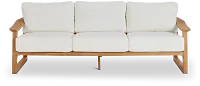 Tobago Light Tone Sofa With White Cushions