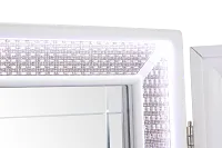 Milan White Vanity & Mirror
