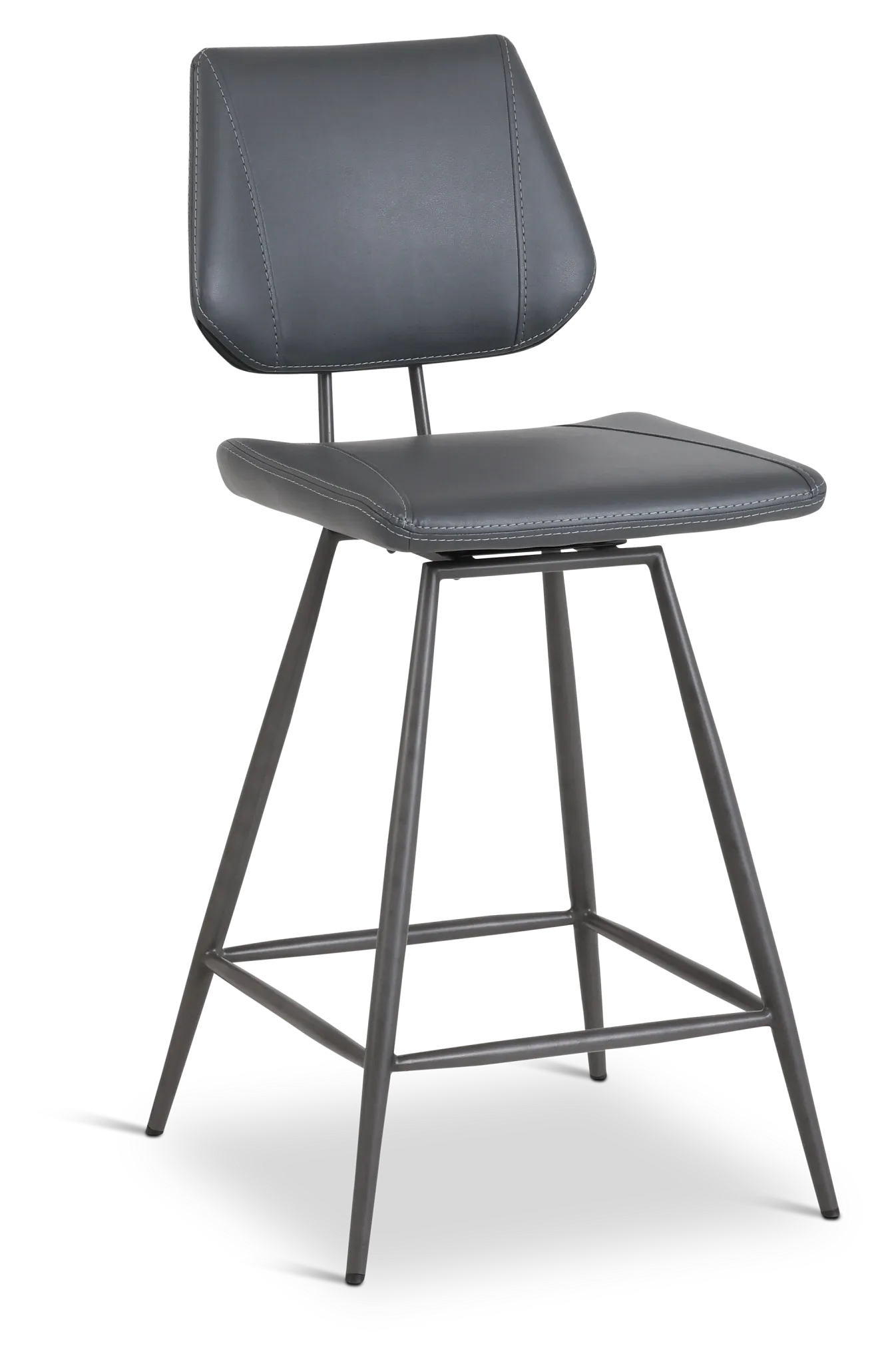Gunnar Dark Gray 24" Upholstered Barstool