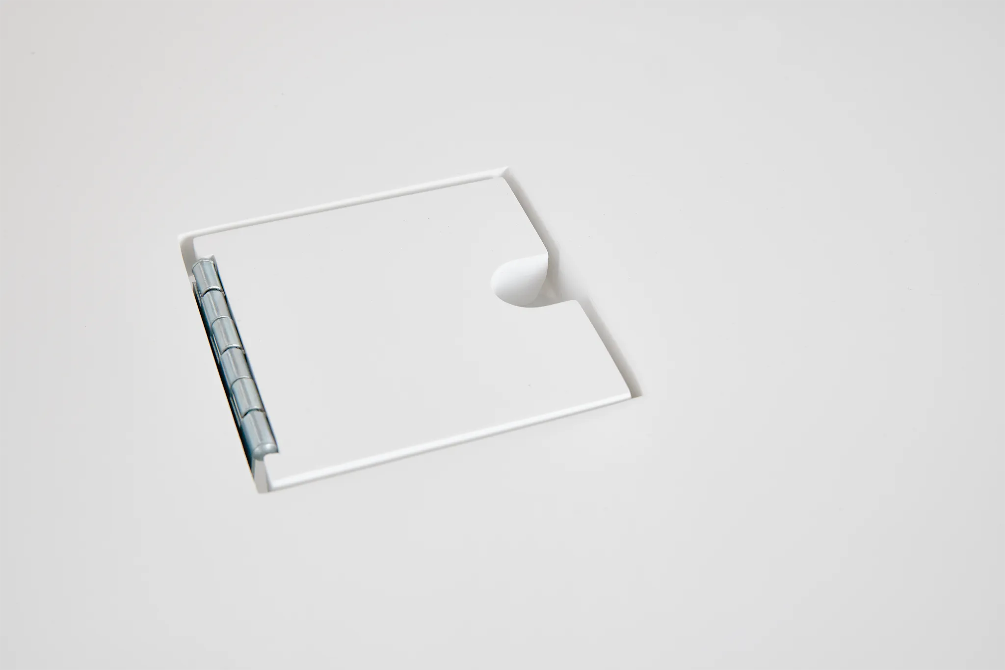 Newport White Small Peninsula Door Wall Desk