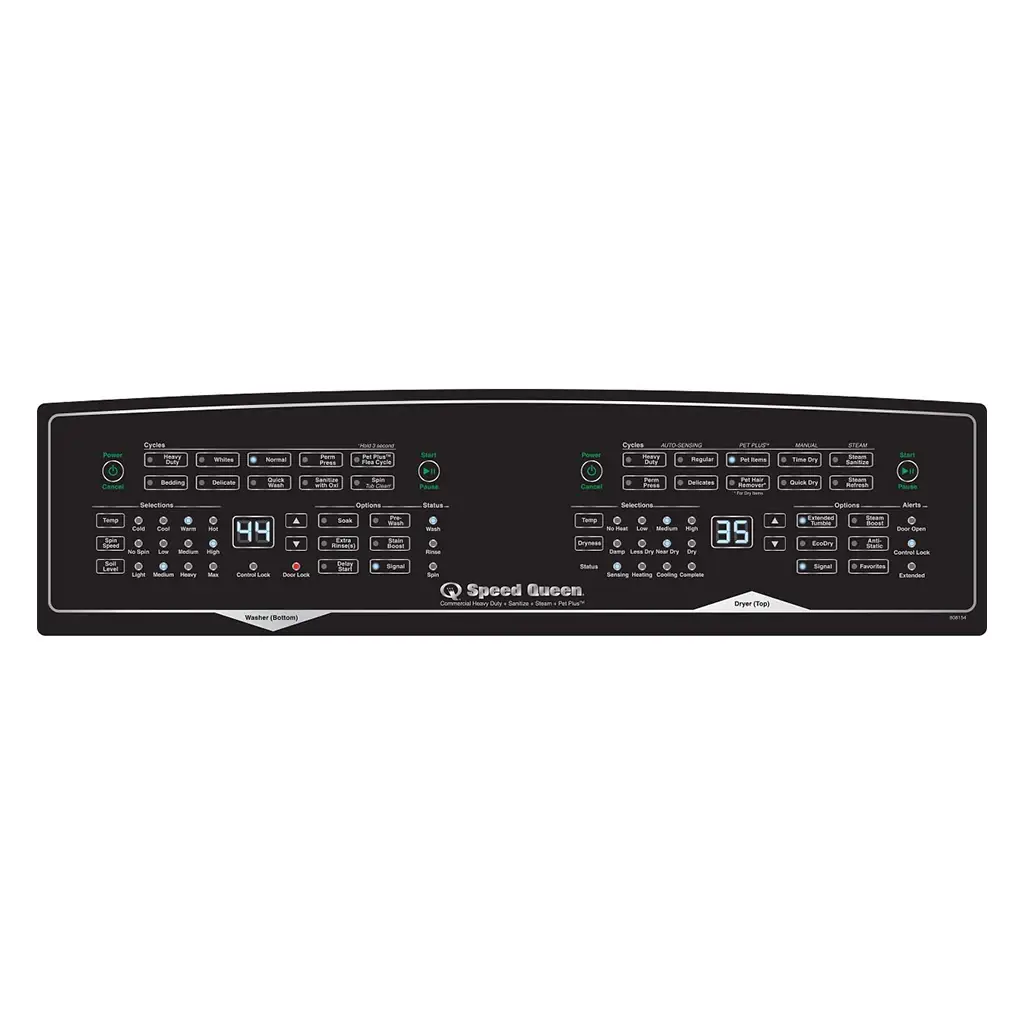 Speed Queen 7008 Series Black Electric Laundry Center Speed Queen 7008 Series Black Electric Laundry Center