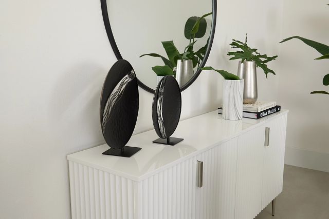 Nila Dark Gray Large Sculpture