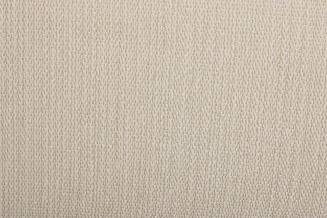 Rhodes Beige Fabric Ottoman