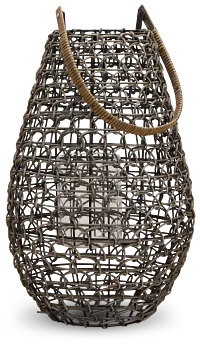 Brady Gray Small Lantern