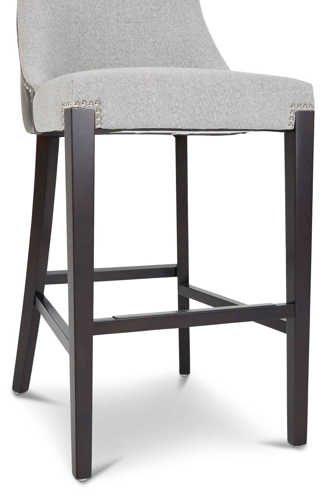 Brynn Light Gray Micro 30" Barstool Brynn Light Gray Micro 30" Barstool
