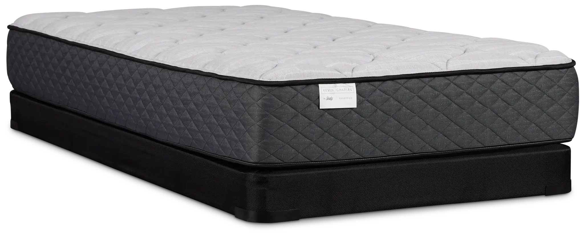 Kevin Charles By Sealy Essential Medium Low-profile Mattress Set Kevin Charles By Sealy Essential Medium Low-profile Mattress Set