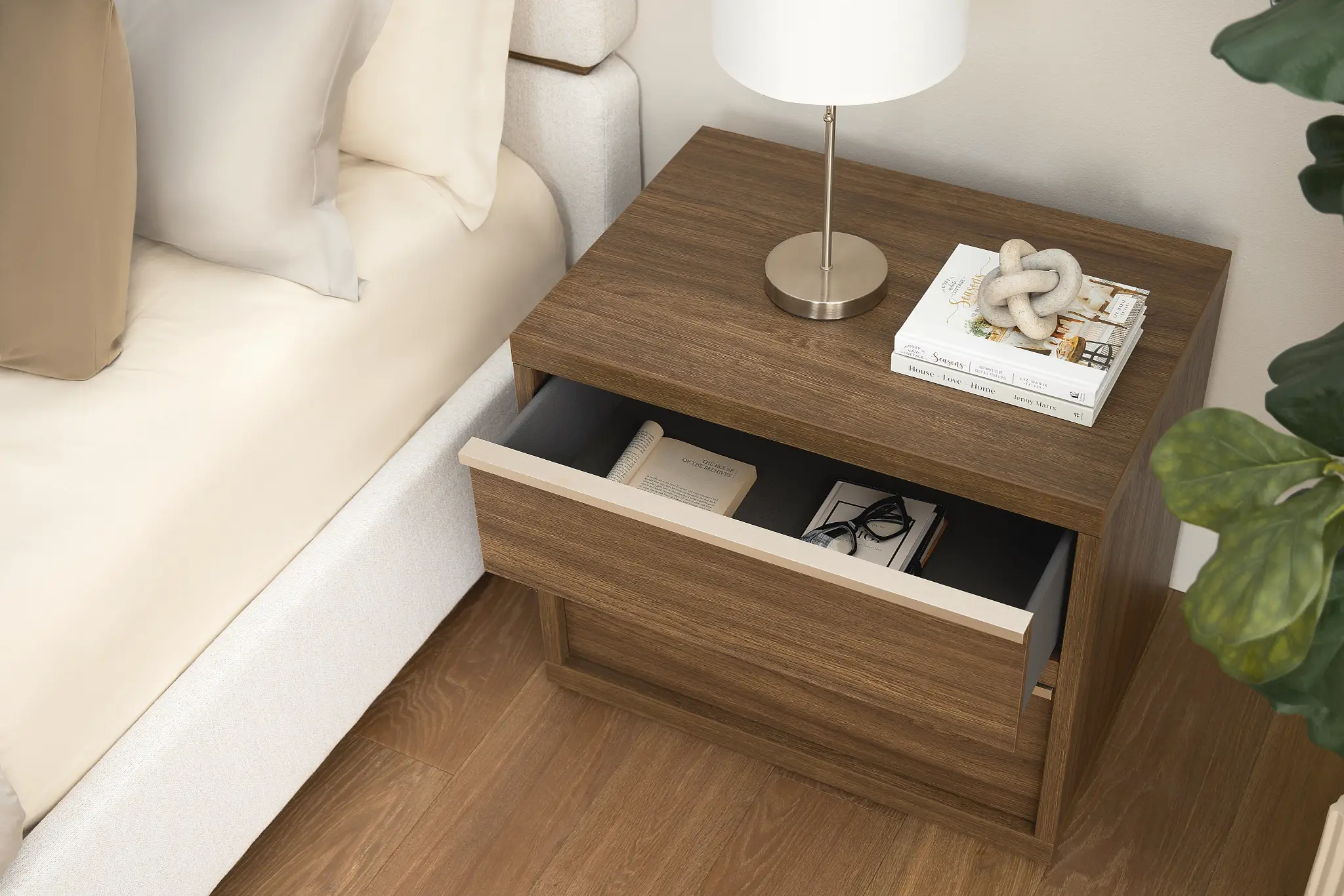 Capraia Dark Tone Nightstand Capraia Dark Tone Nightstand