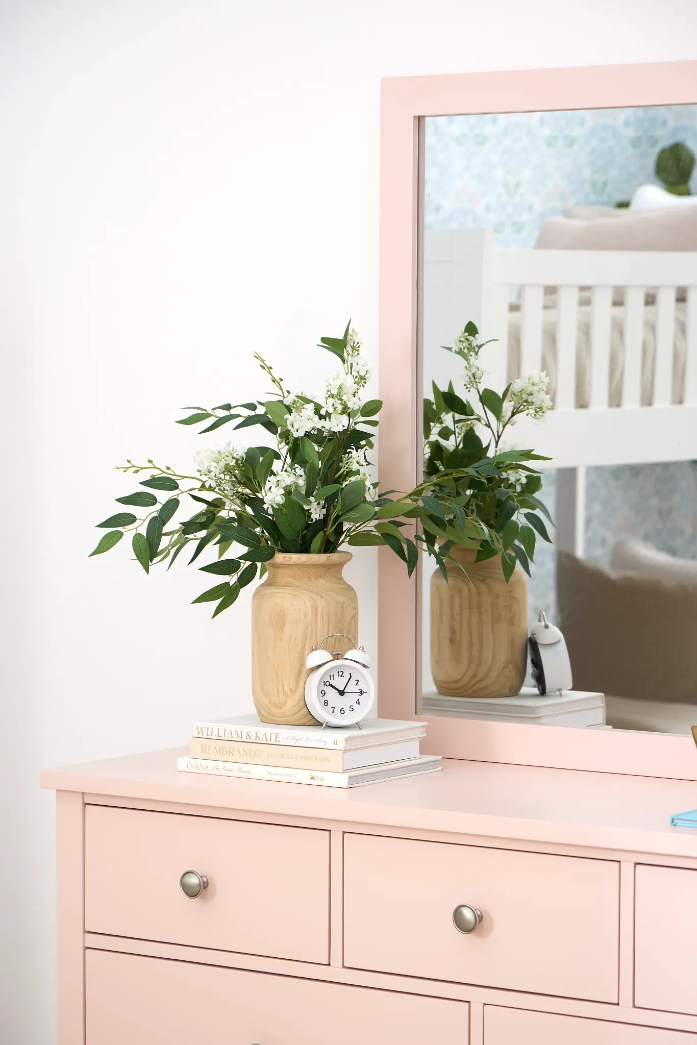 Charleston Pink Dresser & Mirror Charleston Pink Dresser & Mirror