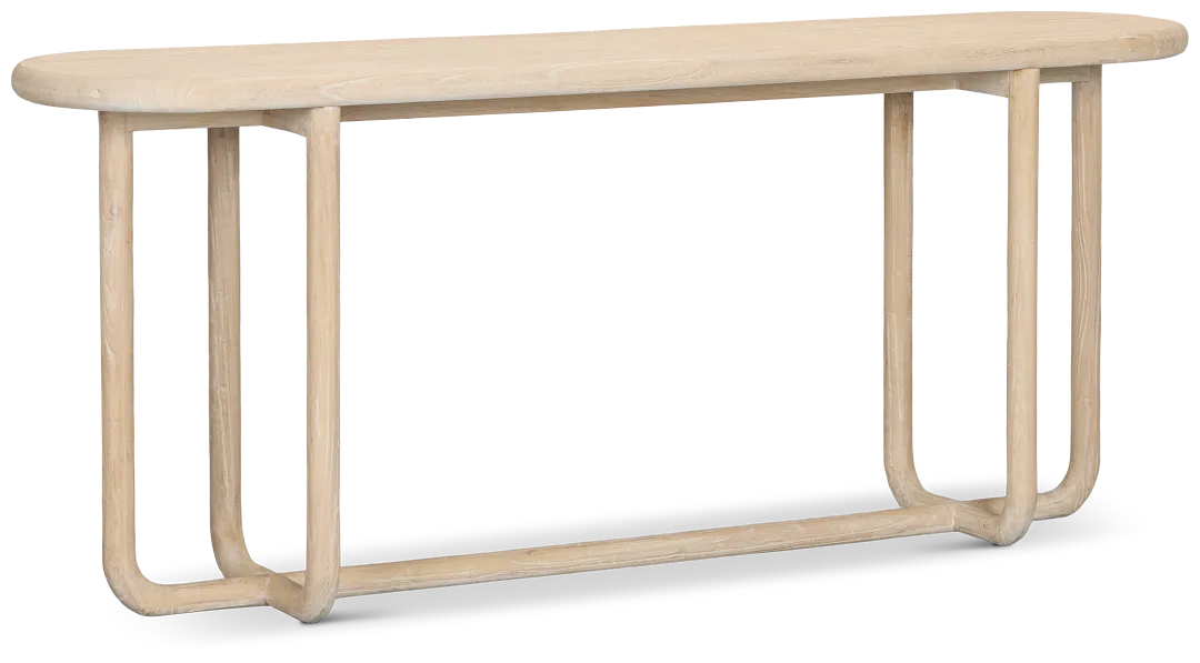 Kairo Light Tone Oval Console Table