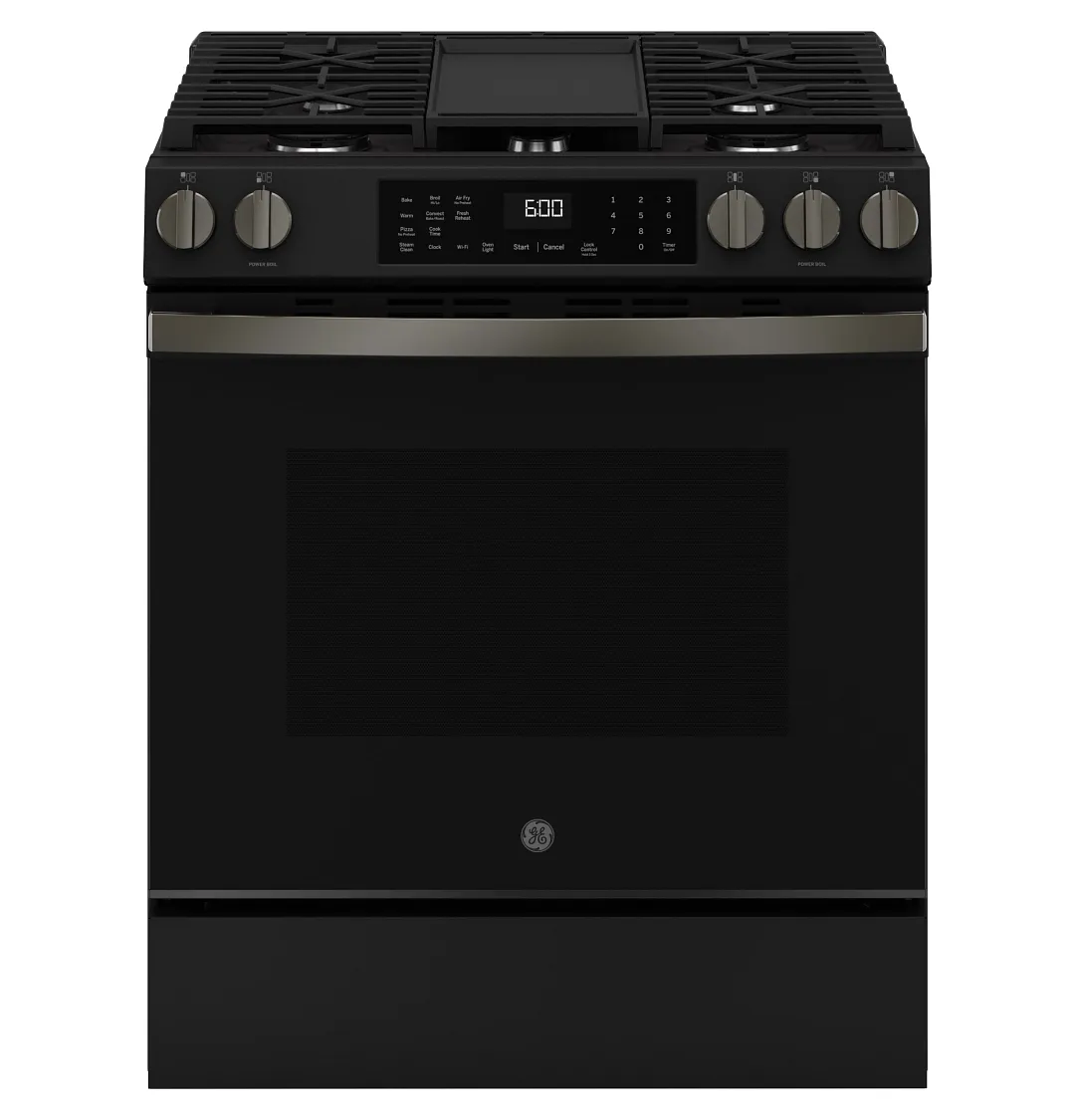 Ge 600 Series Black 30" Gas Range