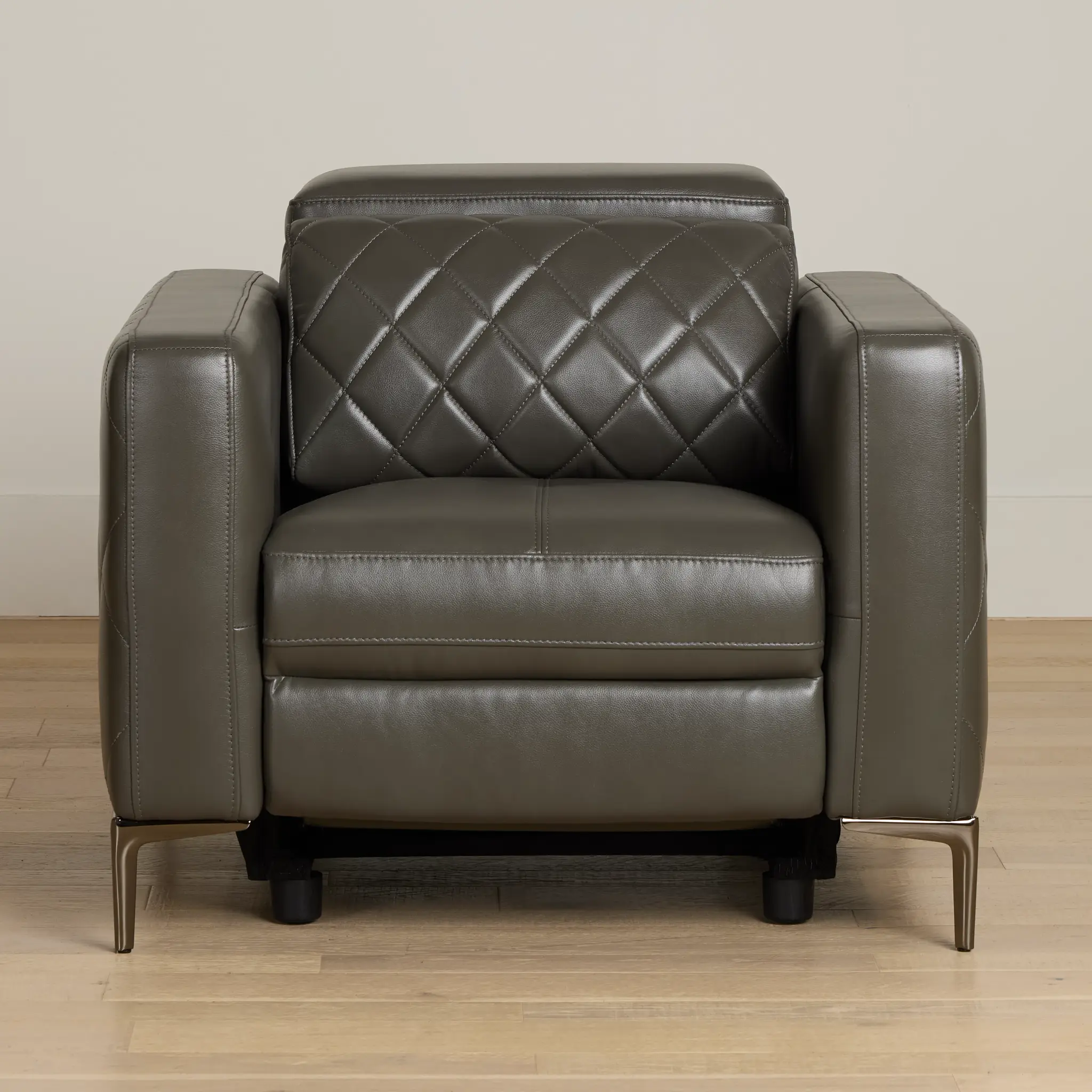 Ava Dark Gray Micro Power Recliner Ava Dark Gray Micro Power Recliner